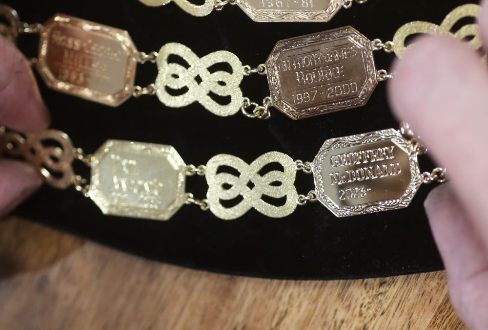 Hogans Family Jewellers bespoke piece: the Toowoomba Mayoral Chains