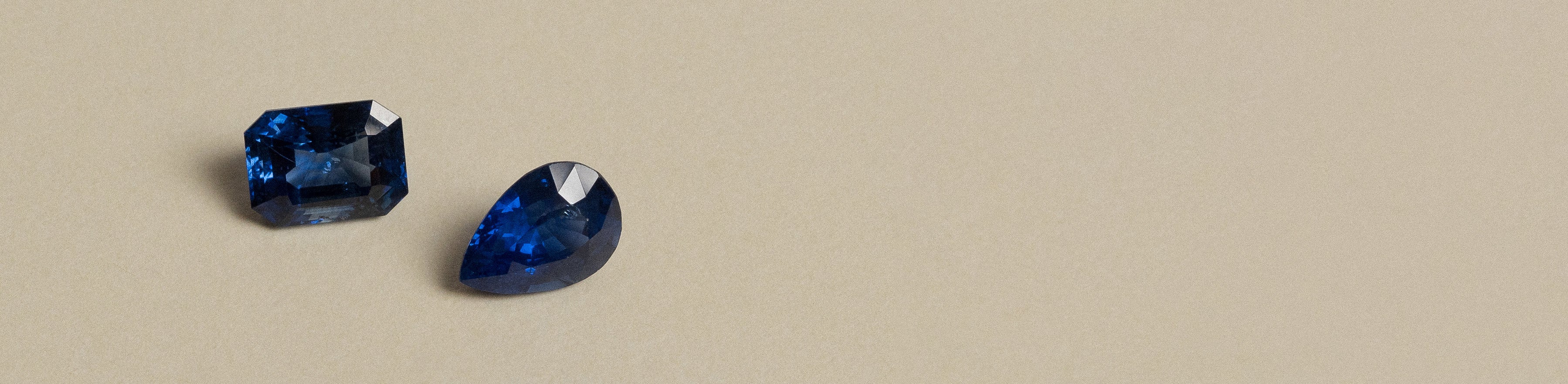 Loose Ceylon sapphire gemstones