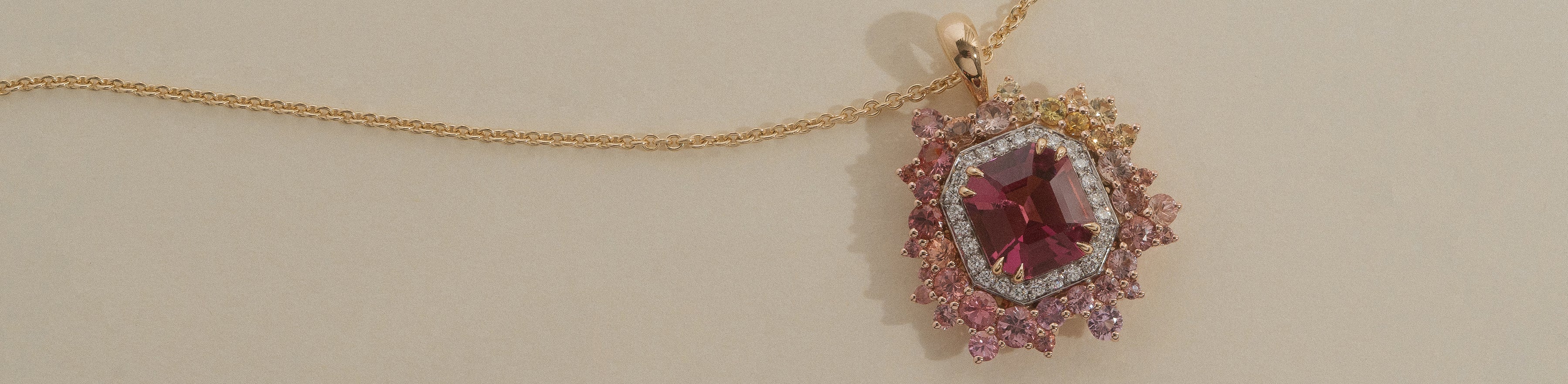 Coloured Gemstone Pendants