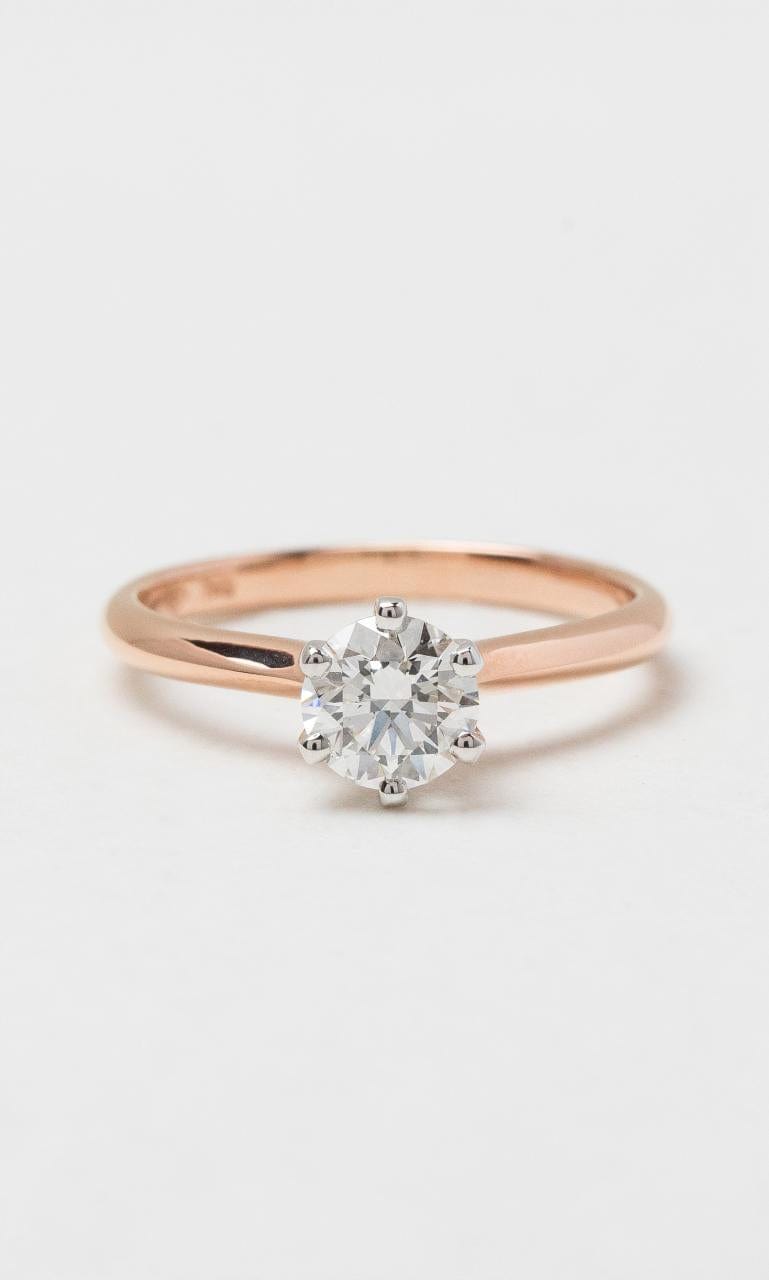 2024 © Hogans Family Jewellers 18K RWG Round Brilliant Solitaire Diamond Ring