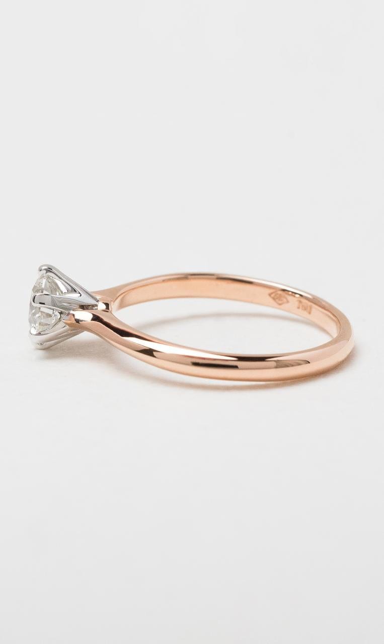 2024 © Hogans Family Jewellers 18K RWG Round Brilliant Solitaire Diamond Ring