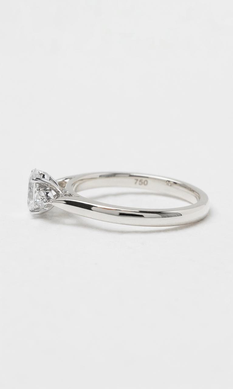 2024 © Hogans Family Jewellers 18K WG 0.62ct TDW Oval Cut Diamond Trilogy Ring