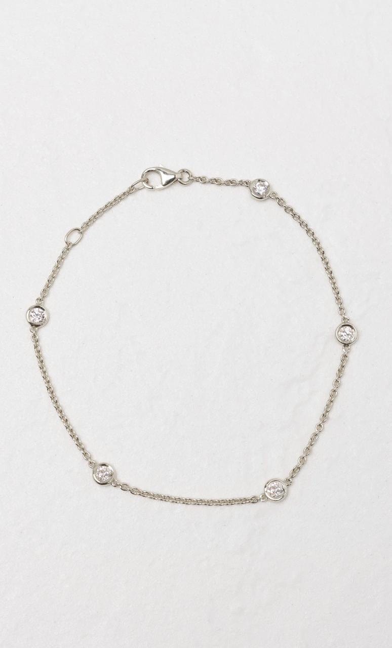 2024 © Hogans Family Jewellers 18K WG Bezel Set Diamond Bracelet