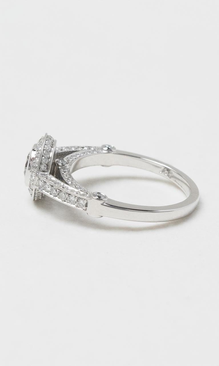 2024 © Hogans Family Jewellers 18K WG Bezel Set Round Brilliant Diamond Halo Ring