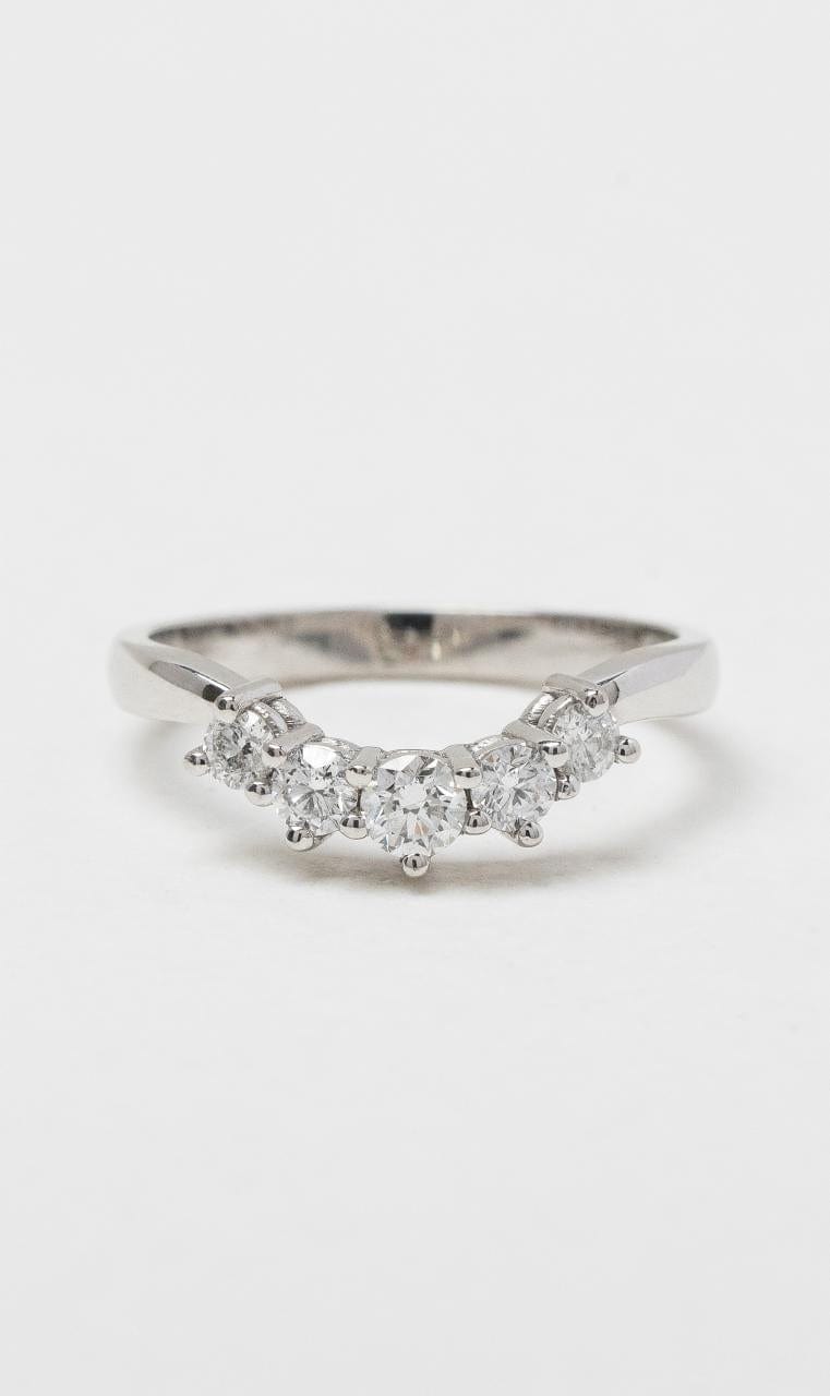2024 © Hogans Family Jewellers 18K WG Contoured Diamond Band