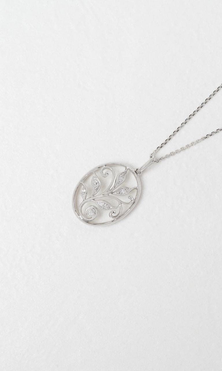 2024 © Hogans Family Jewellers 18K WG Decorative Diamond Set Pendant
