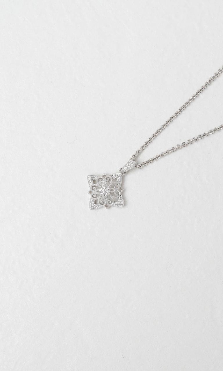 2024 © Hogans Family Jewellers 18K WG Ornate Diamond Pendant