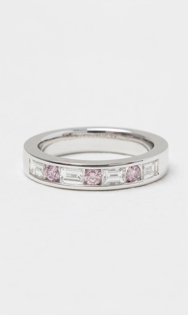 2024 © Hogans Family Jewellers 18K WG Pink & White Diamond Band