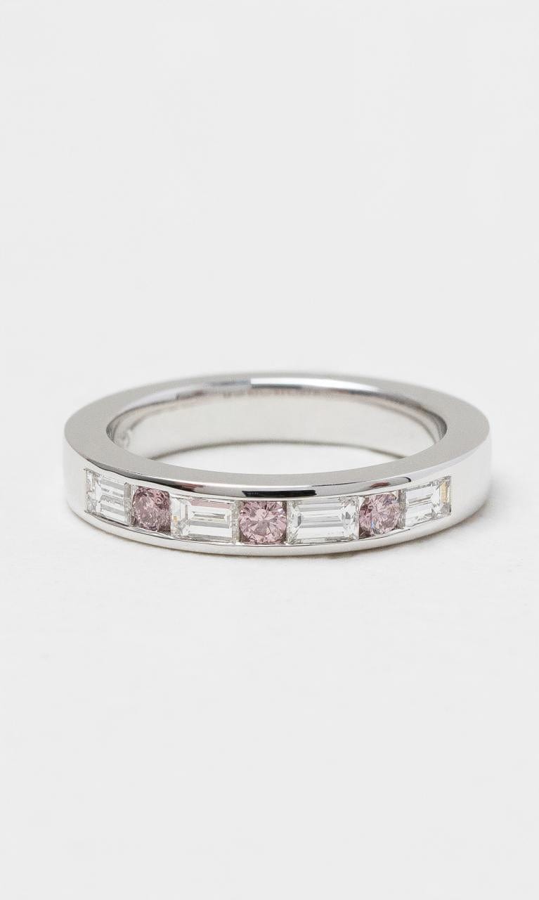 2024 © Hogans Family Jewellers 18K WG Pink & White Diamond Band