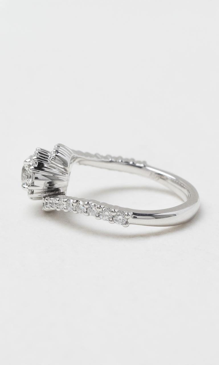2024 © Hogans Family Jewellers 18K WG Round Brilliant Diamond Asymmetrical Cluster Ring