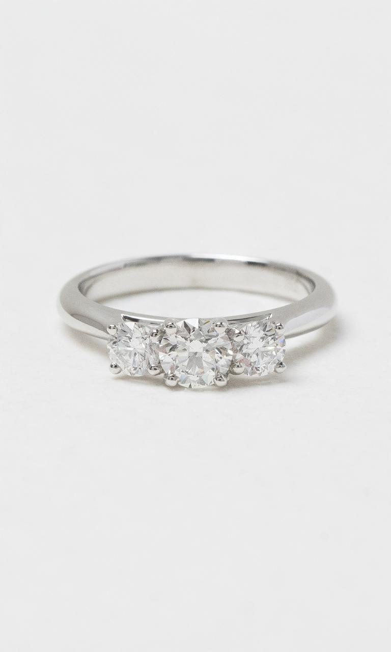 2024 © Hogans Family Jewellers 18K WG Round Brilliant Diamond Trilogy Ring
