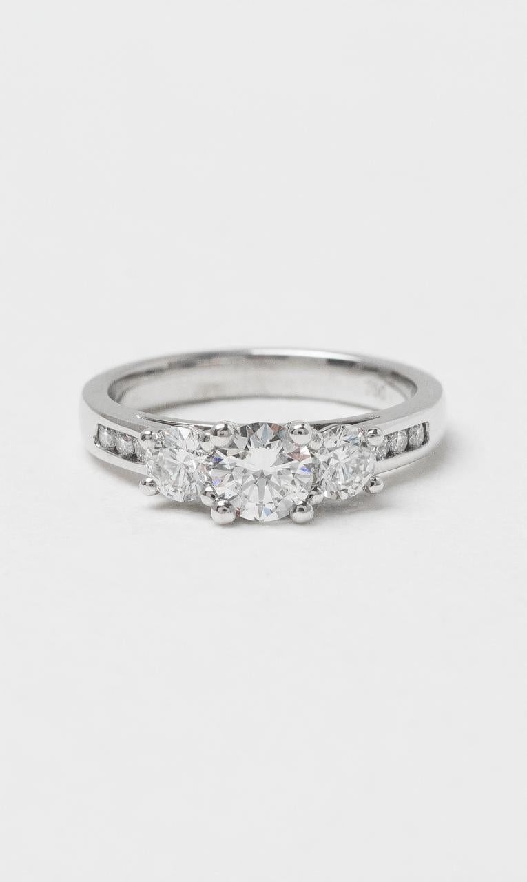 2024 © Hogans Family Jewellers 18K WG Round Brilliant Trilogy Ring