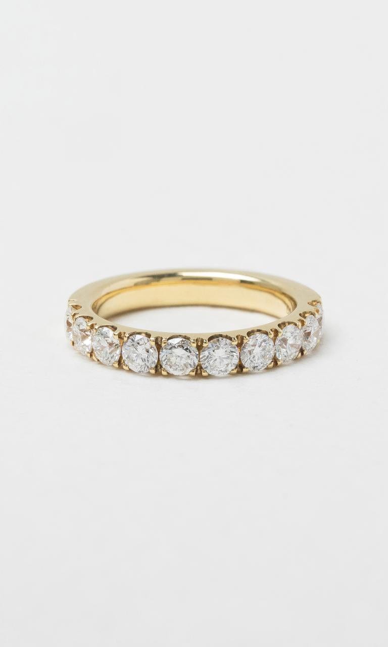 2024 © Hogans Family Jewellers 18K YG Round Brilliant Diamond Set Ring