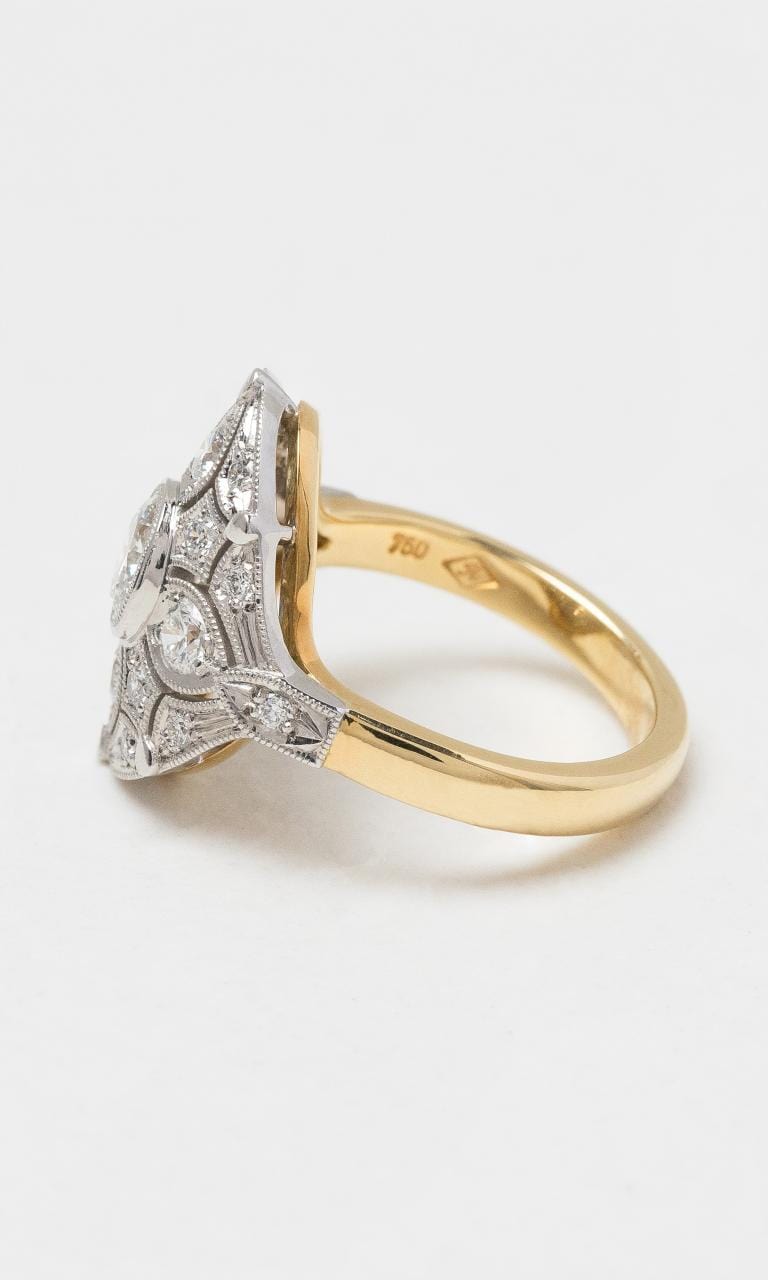 2024 © Hogans Family Jewellers 18K YWG Vintage Diamond Dress Ring