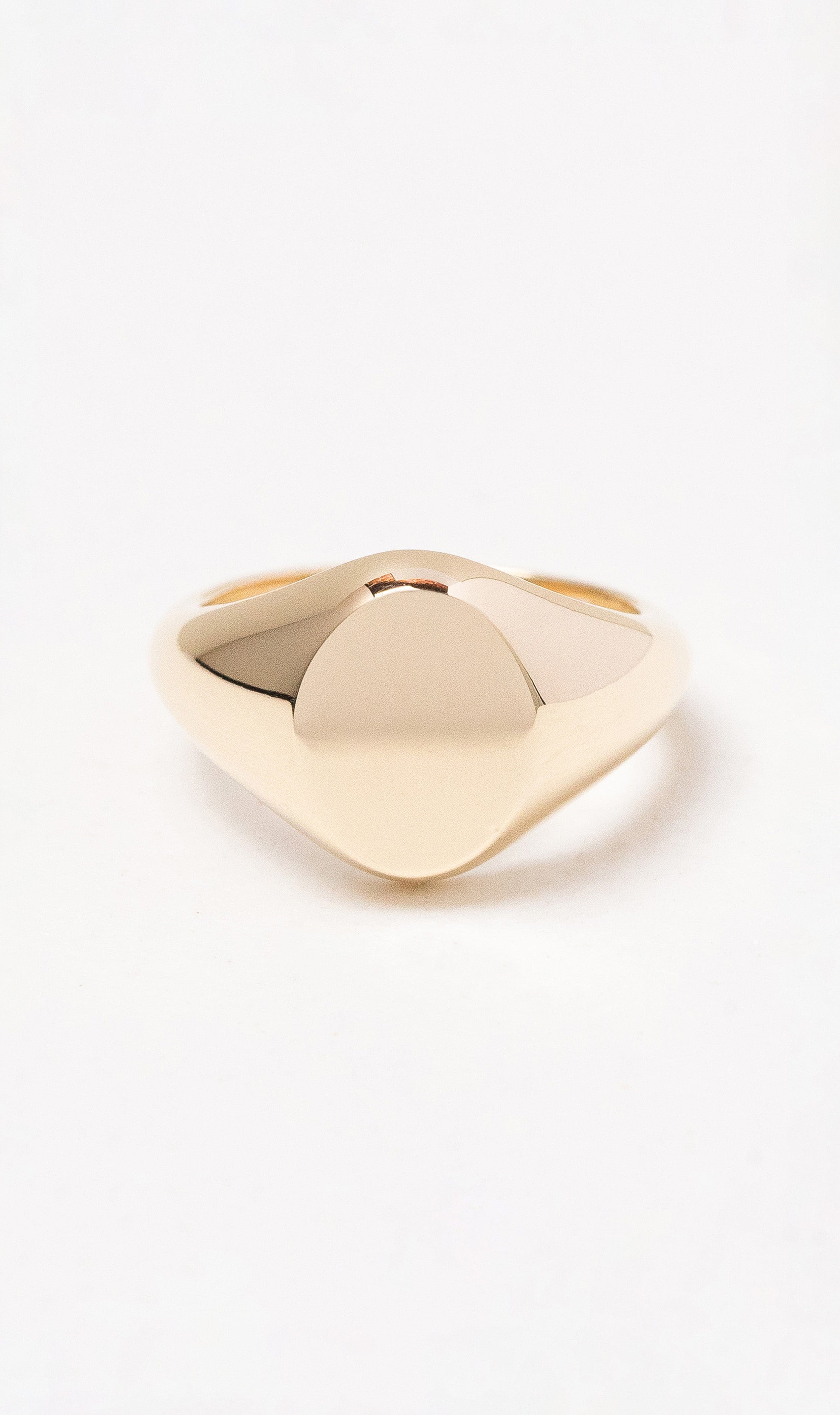 Hogans Family Jewellers 18K Medium Oval Signet Ring