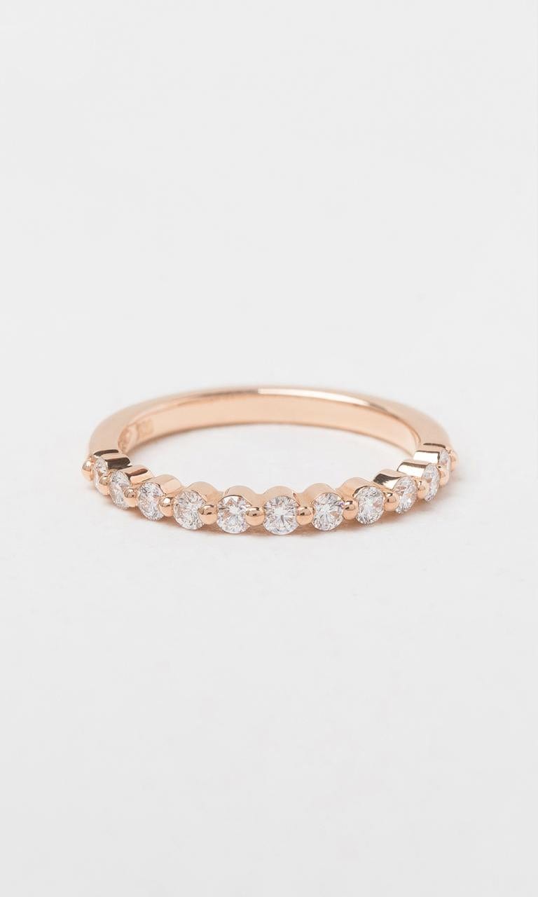 Hogans Family Jewellers 18K RG 0.33ct TDW Round Brilliant Cut Diamond Single Claw Band
