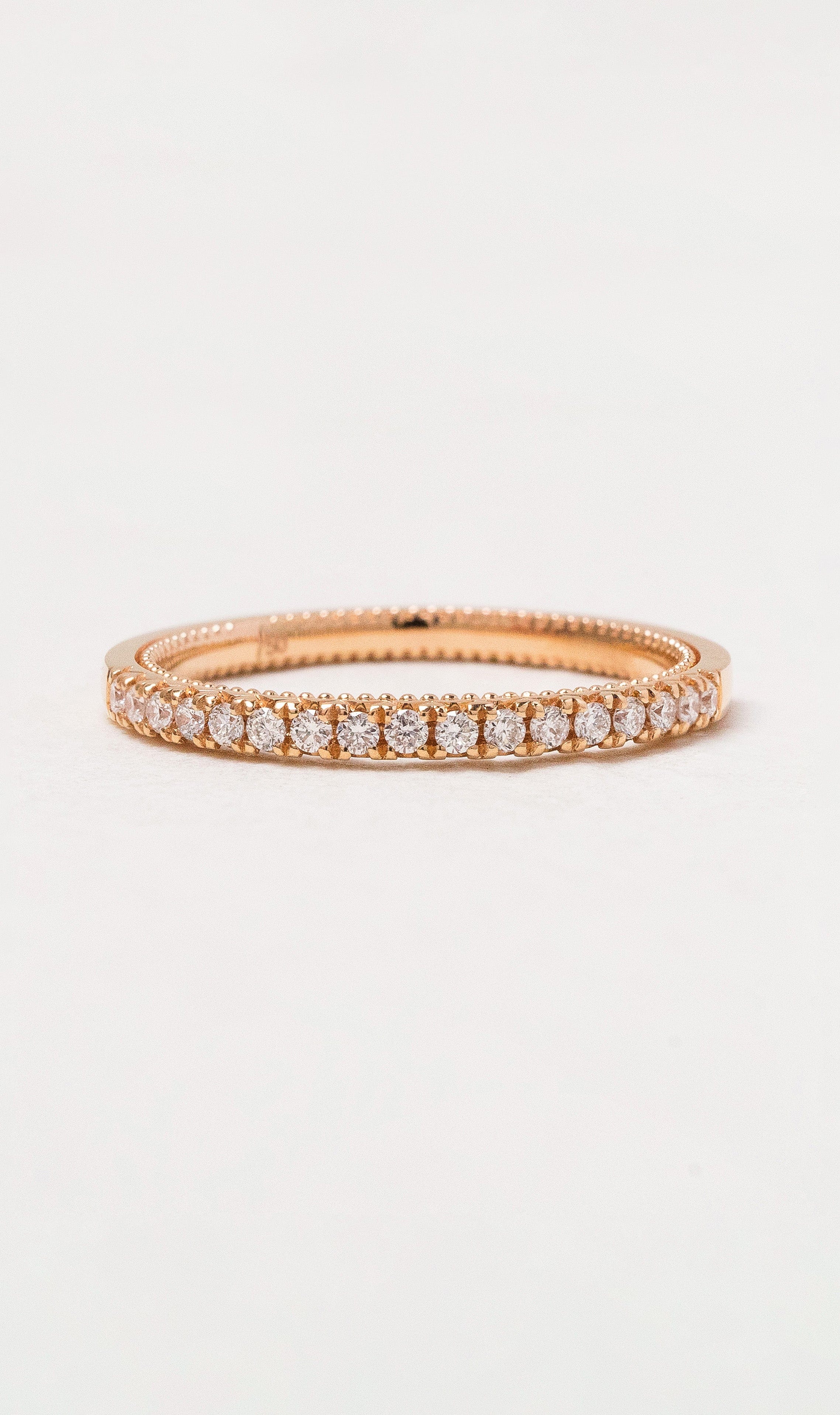 Hogans Family Jewellers 18K RG Diamond Band