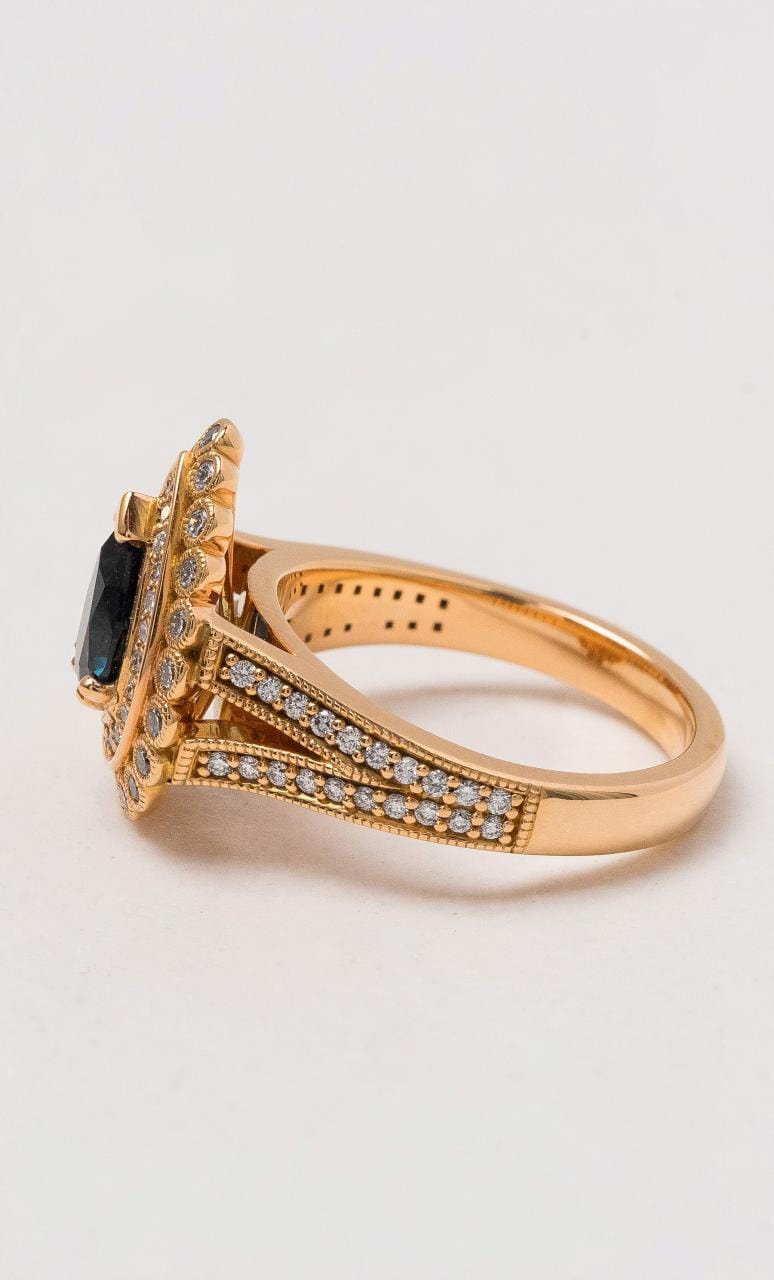 Hogans Family Jewellers 18K RG Vintage Australian Sapphire Ring