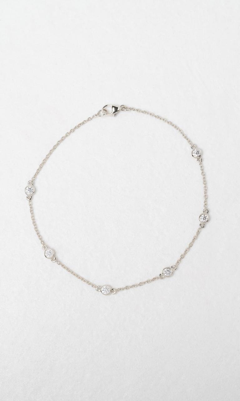 Hogans Family Jewellers 18K WG 0.35ct TDW Bezel Set Diamond Bracelet