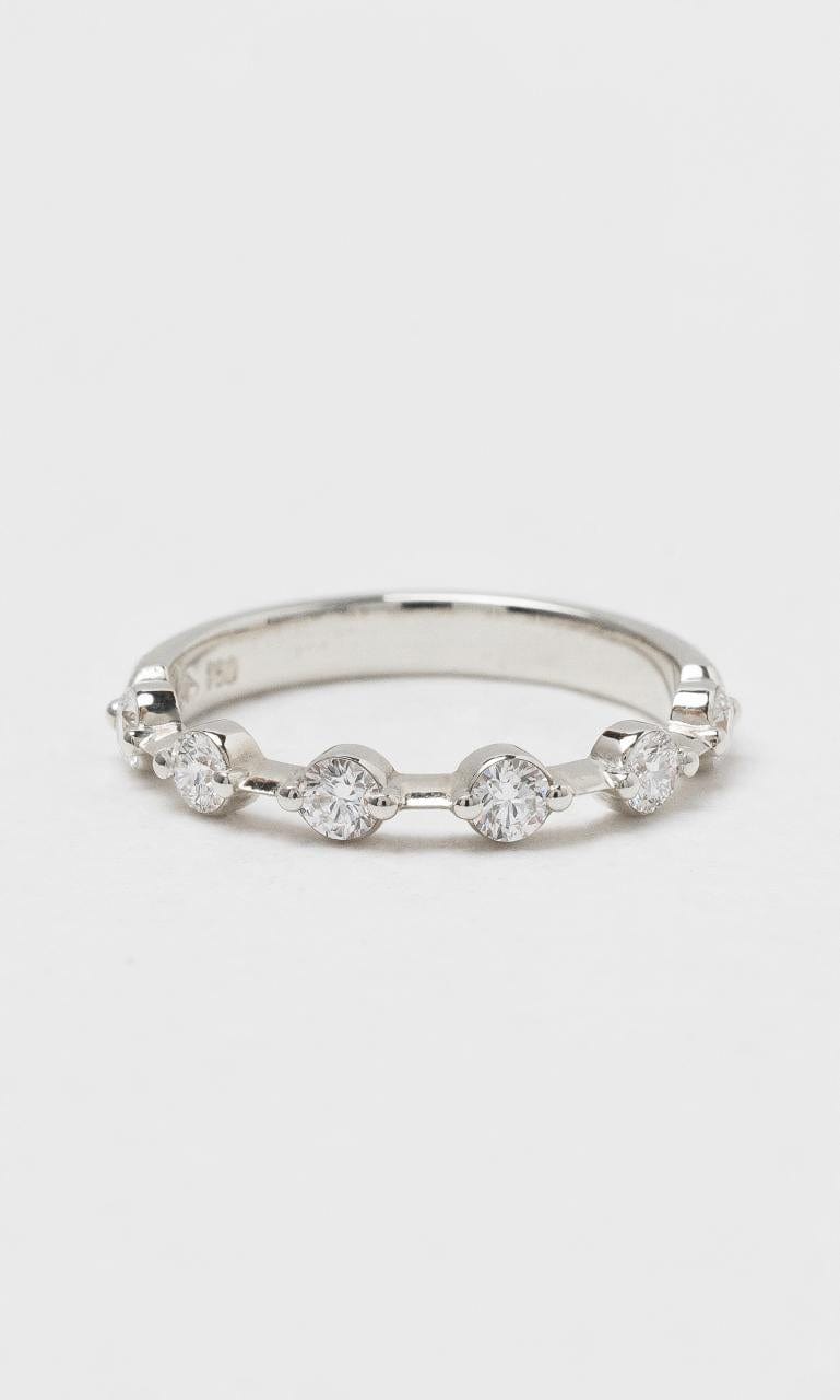 Hogans Family Jewellers 18K WG 0.42ct TDW Dots & Bar Diamond Band