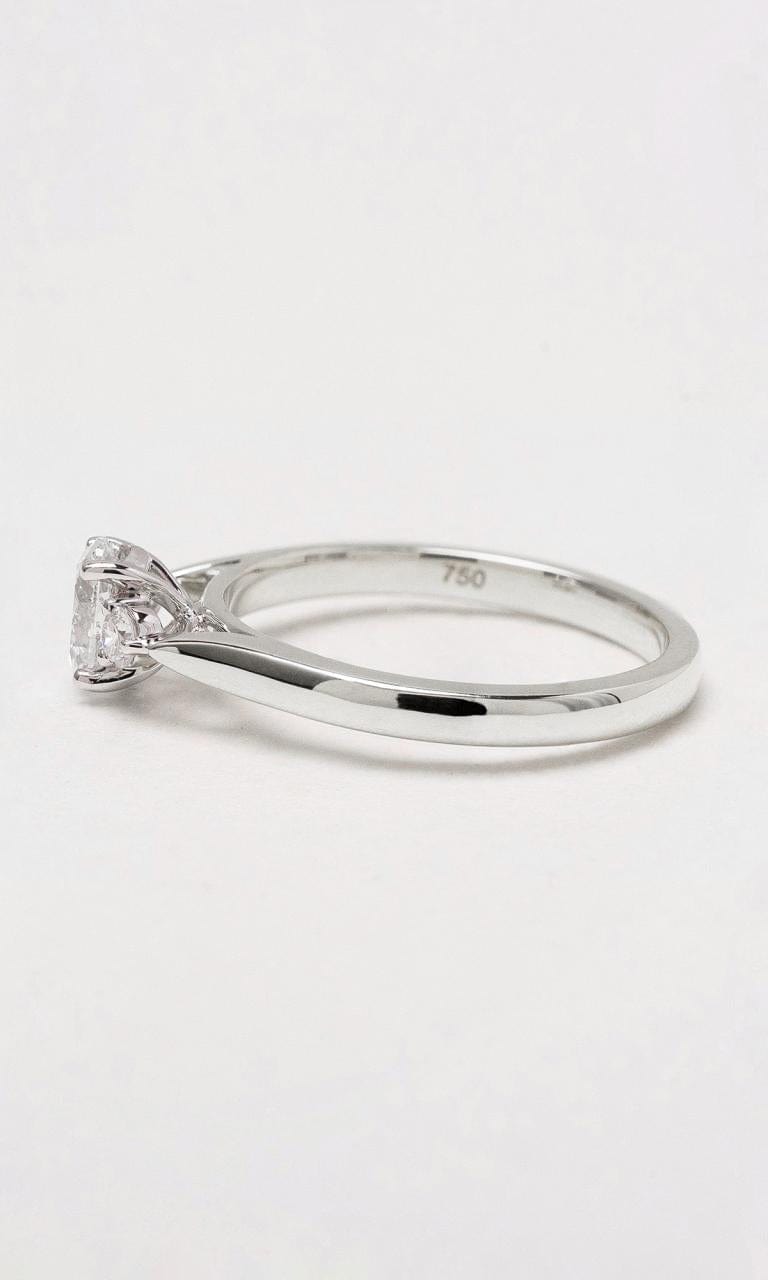 Hogans Family Jewellers 18K WG 0.60ct TDW Oval Cut Diamond Trilogy Ring