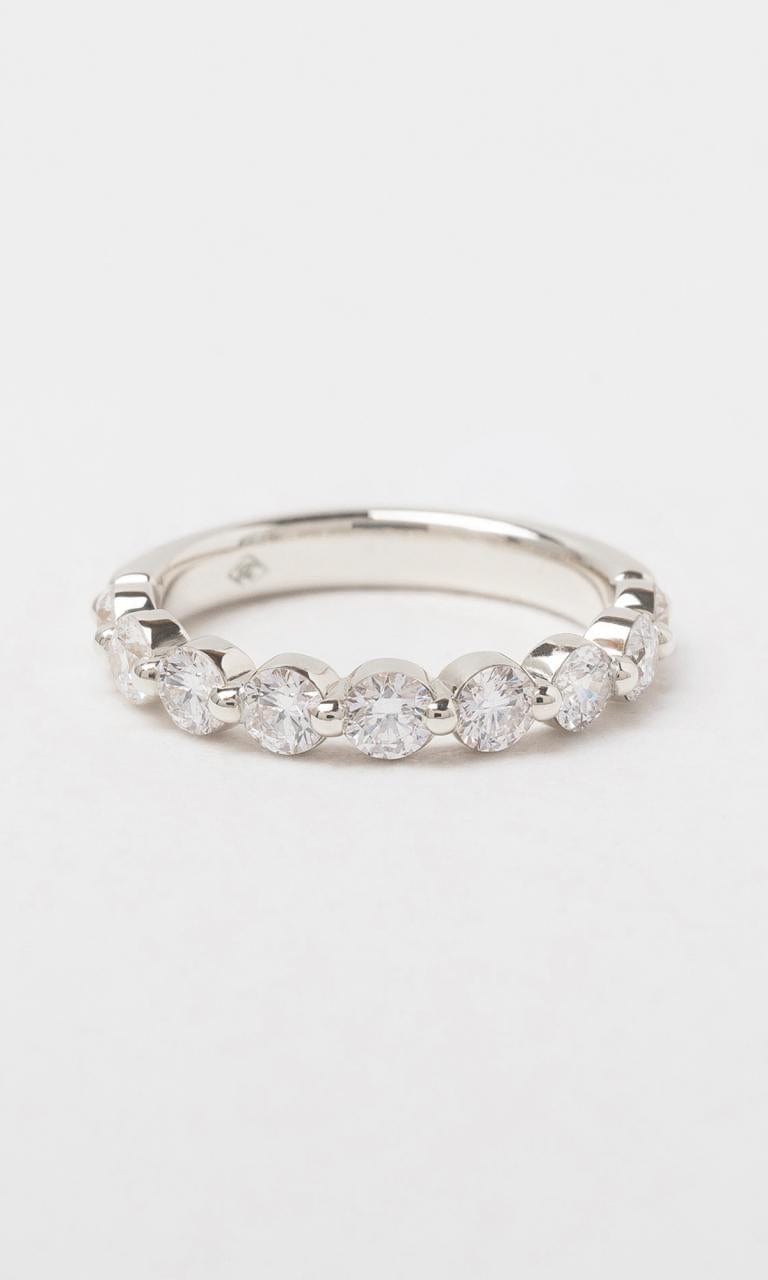Hogans Family Jewellers 18K WG 1.35ct TDW Round Brilliant Cut Diamond Single Claw Band