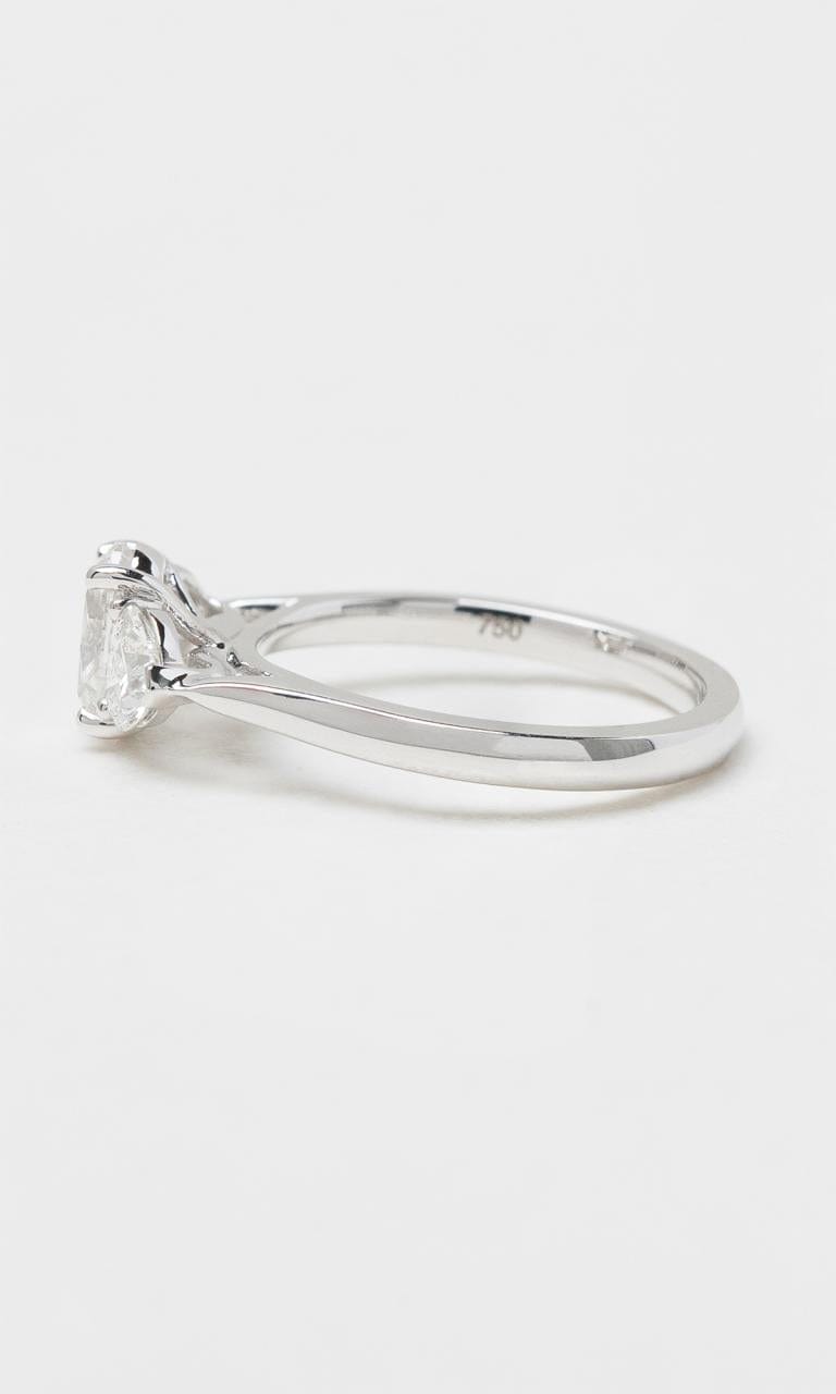 Hogans Family Jewellers 18K WG 1.62ct TDW Oval Cut Diamond Trilogy Ring