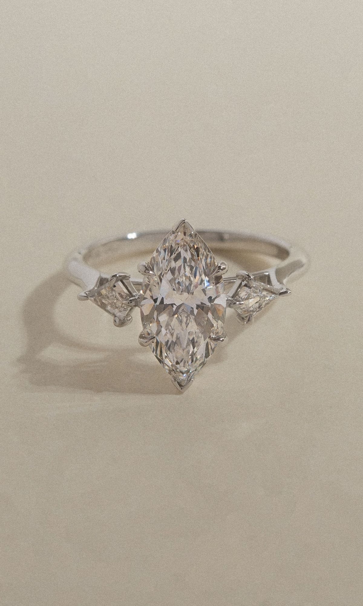 Hogans Family Jewellers 18K WG Diamond Trilogy Ring