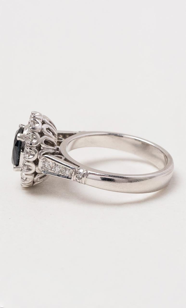Hogans Family Jewellers 18K WG Oval Australian Sapphire Ring