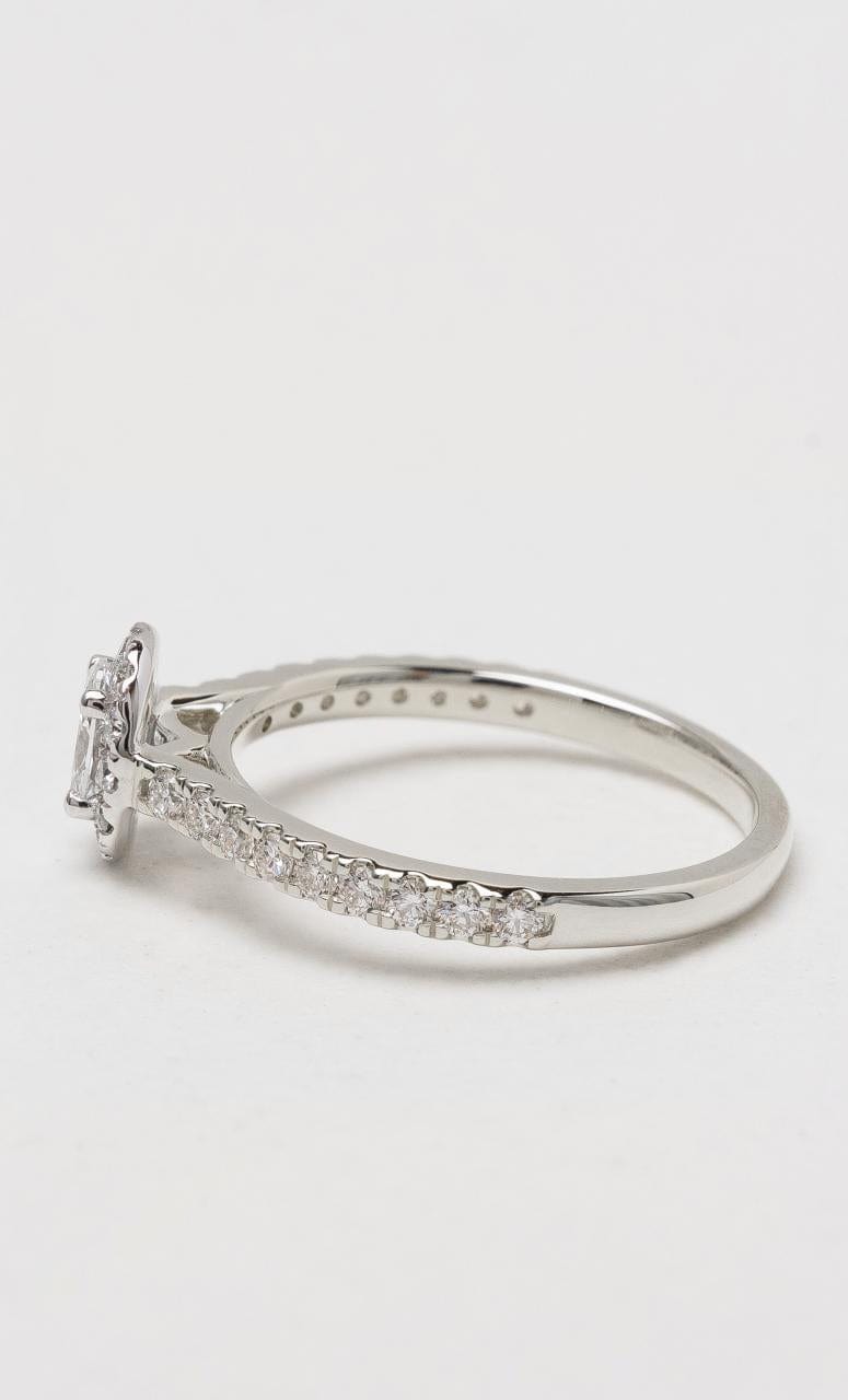 Hogans Family Jewellers 18K WG Oval Cluster Diamond Ring