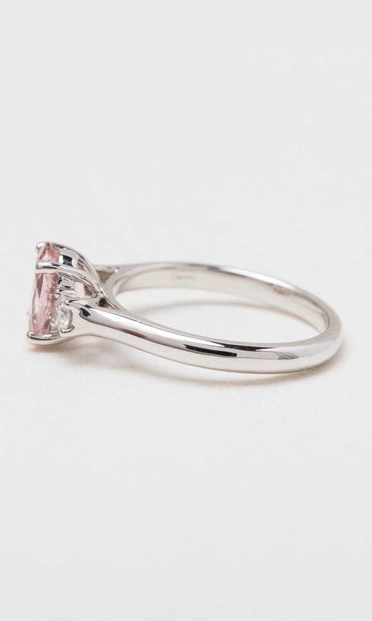 Hogans Family Jewellers 18K WG Oval Morganite Ring