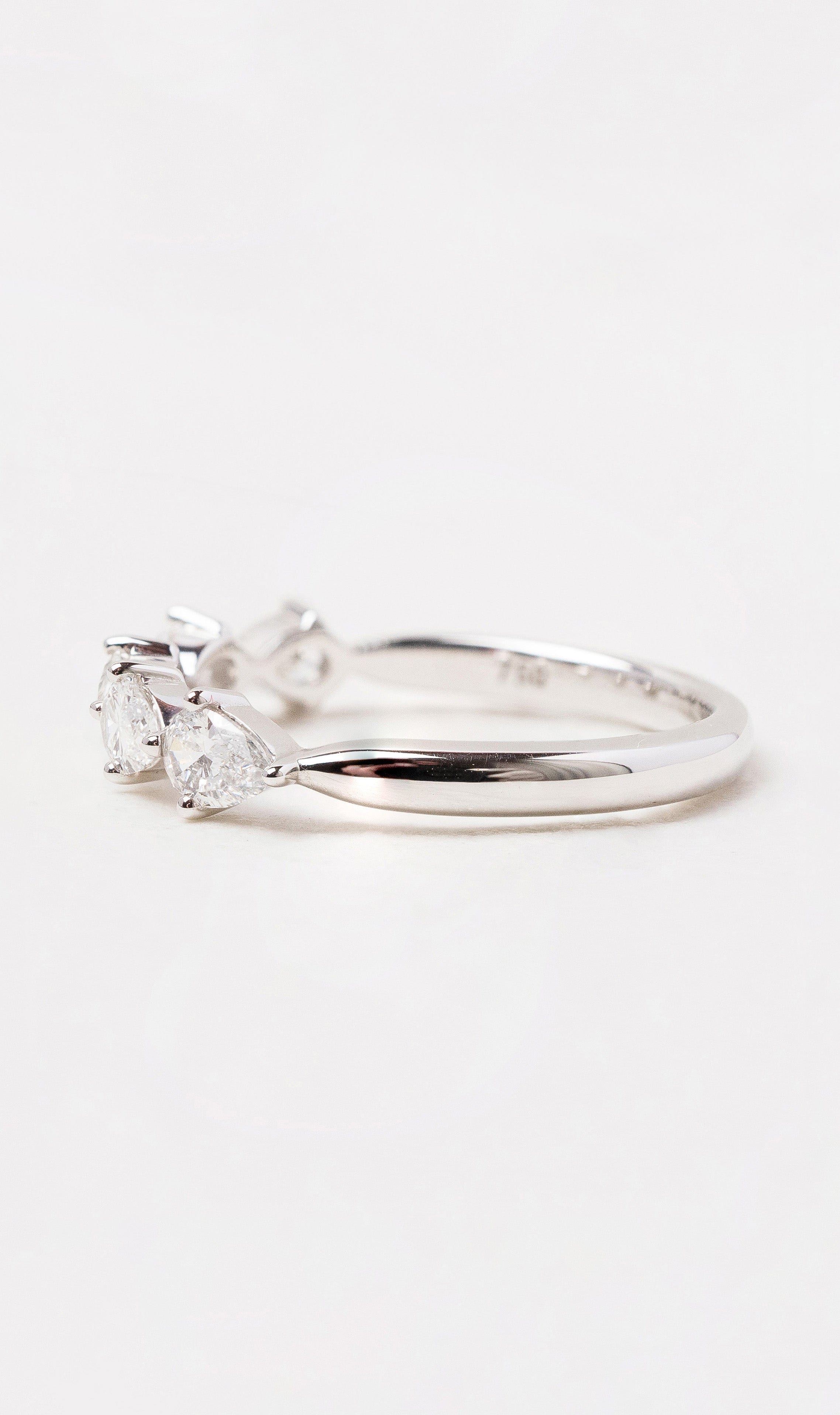 Hogans Family Jewellers 18K WG Pear Cut Diamond Band