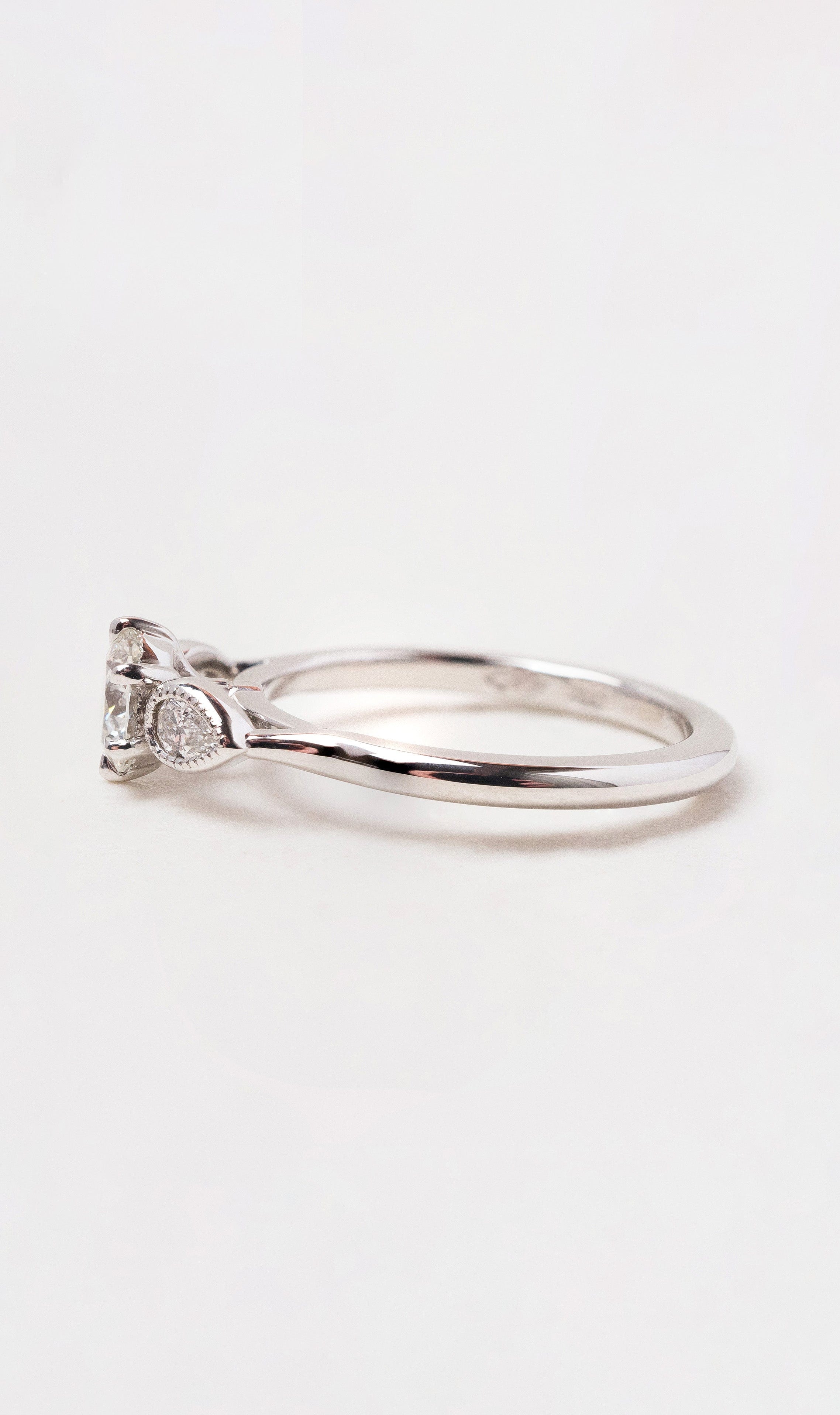 Hogans Family Jewellers 18K WG Trilogy Diamond Ring