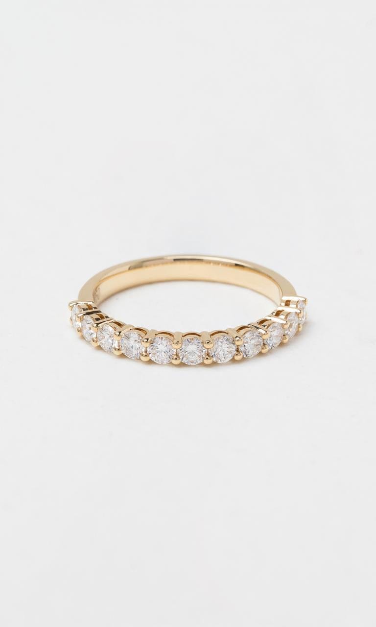 Hogans Family Jewellers 18K YG 0.82ct TDW Round Brilliant Diamond Band
