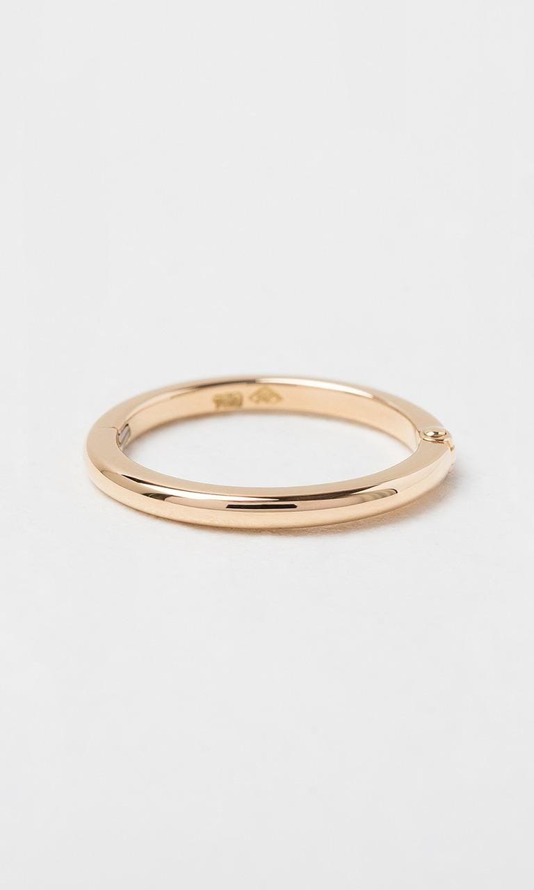 Hogans Family Jewellers 18K YG 2mm Plain Polished Hinged Ladies Wedder