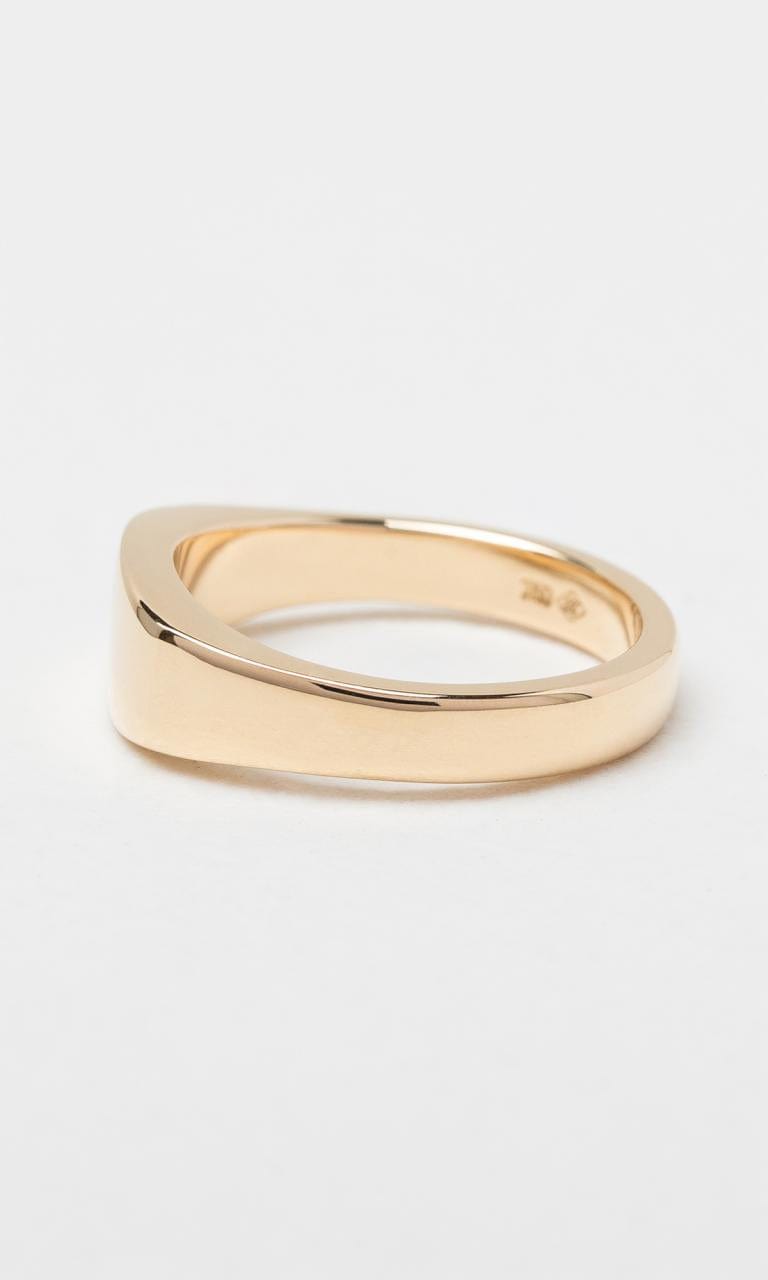 Hogans Family Jewellers 18K YG Signet Style Gents Ring