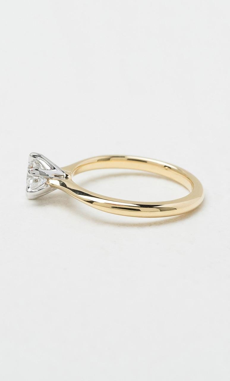 Hogans Family Jewellers 18K YWG 0.50ct Round Brilliant Cut Diamond Solitaire Ring