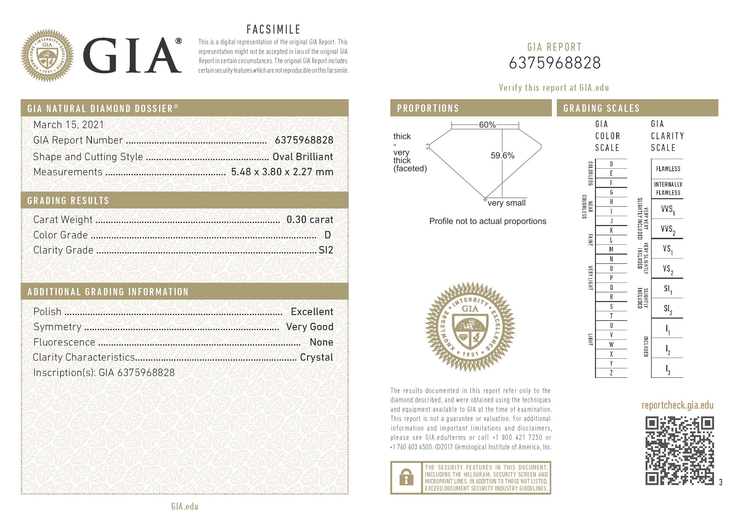 Hogans Family Jewellers 18K YWG 1.40ct TDW Oval Cut Diamond Trilogy Ring