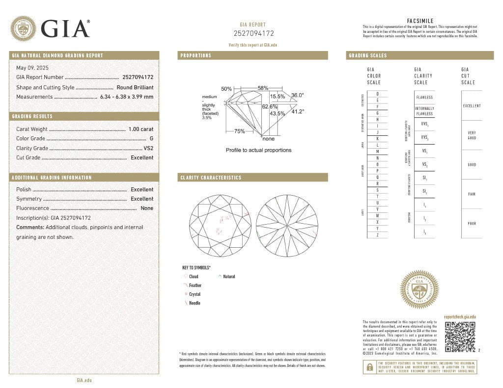 Hogans Family Jewellers 18K YWG 2.00ct TDW Round Brilliant Cut Diamond Trilogy Ring