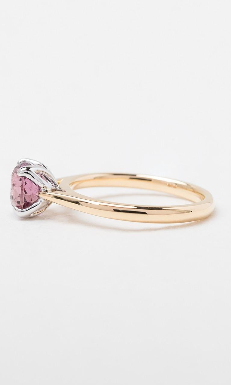 Hogans Family Jewellers 18K YWG Round Brilliant Cut Sapphire Solitaire Ring