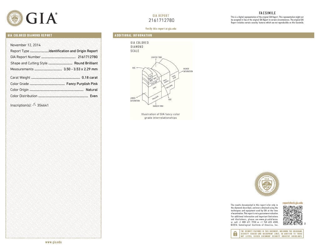 Hogans Family Jewellers 18K YWRG Argyle-Certified Round Brilliant Cut Pink Diamond Band