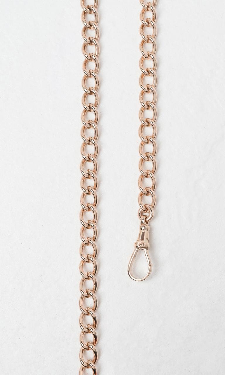 Hogans Family Jewellers 9K RG 48.5cm Curb Link Chain Necklace