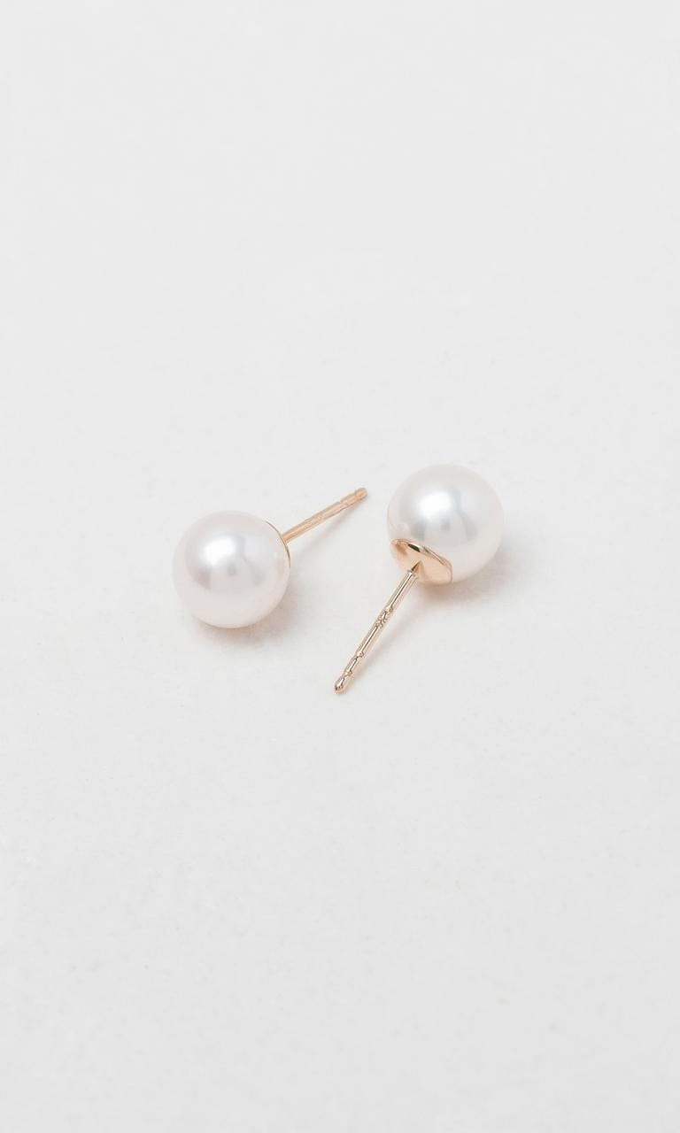Hogans Family Jewellers 9K RG 9.5-10mm Freshwater Pearl Stud Earrings