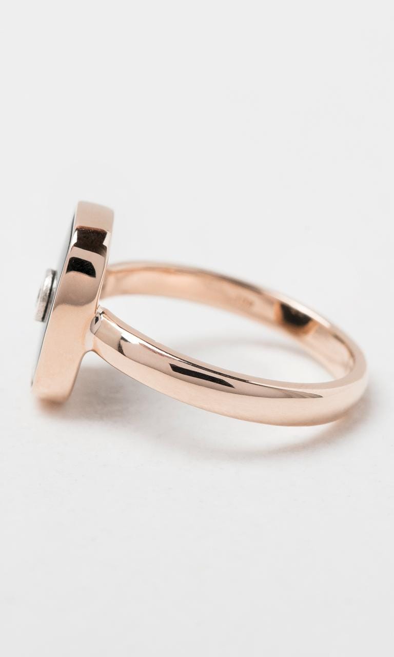 Hogans Family Jewellers 9K RG Cushion Cut Onyx Dress Ring