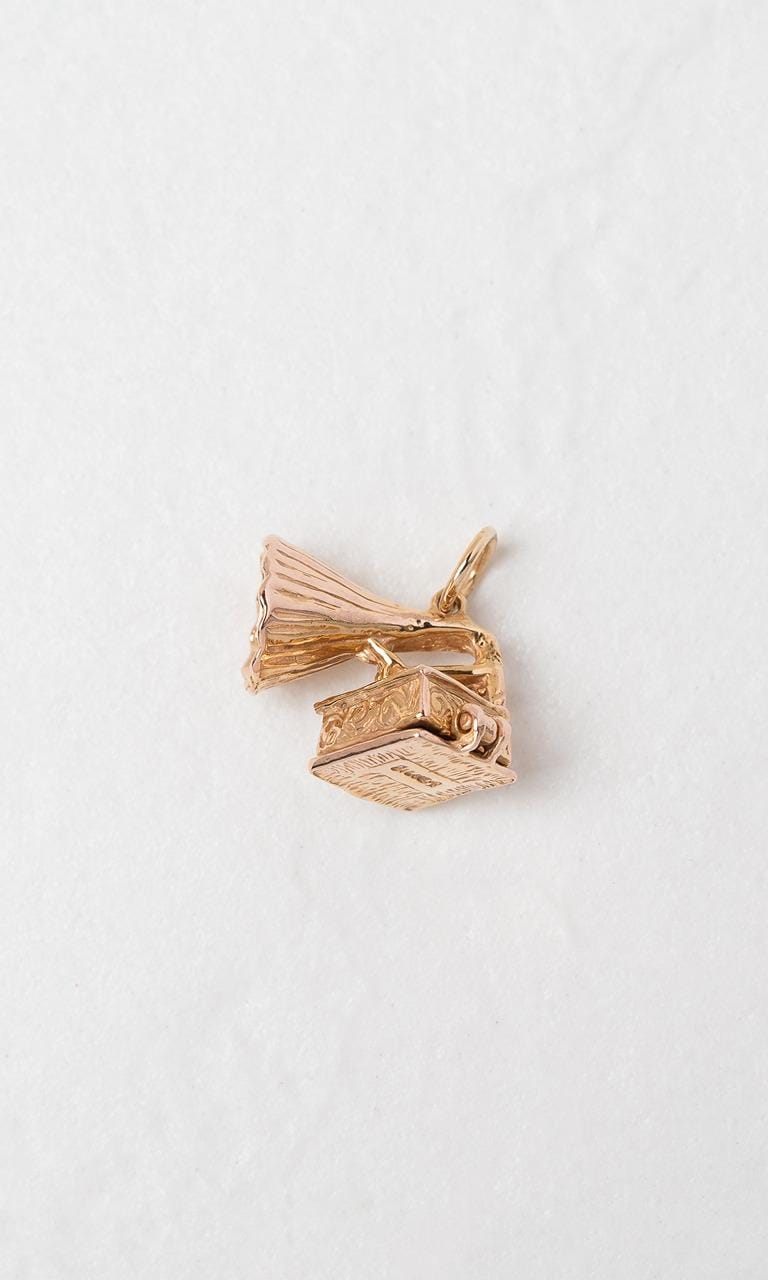 Hogans Family Jewellers 9K RG Gramophone Charm