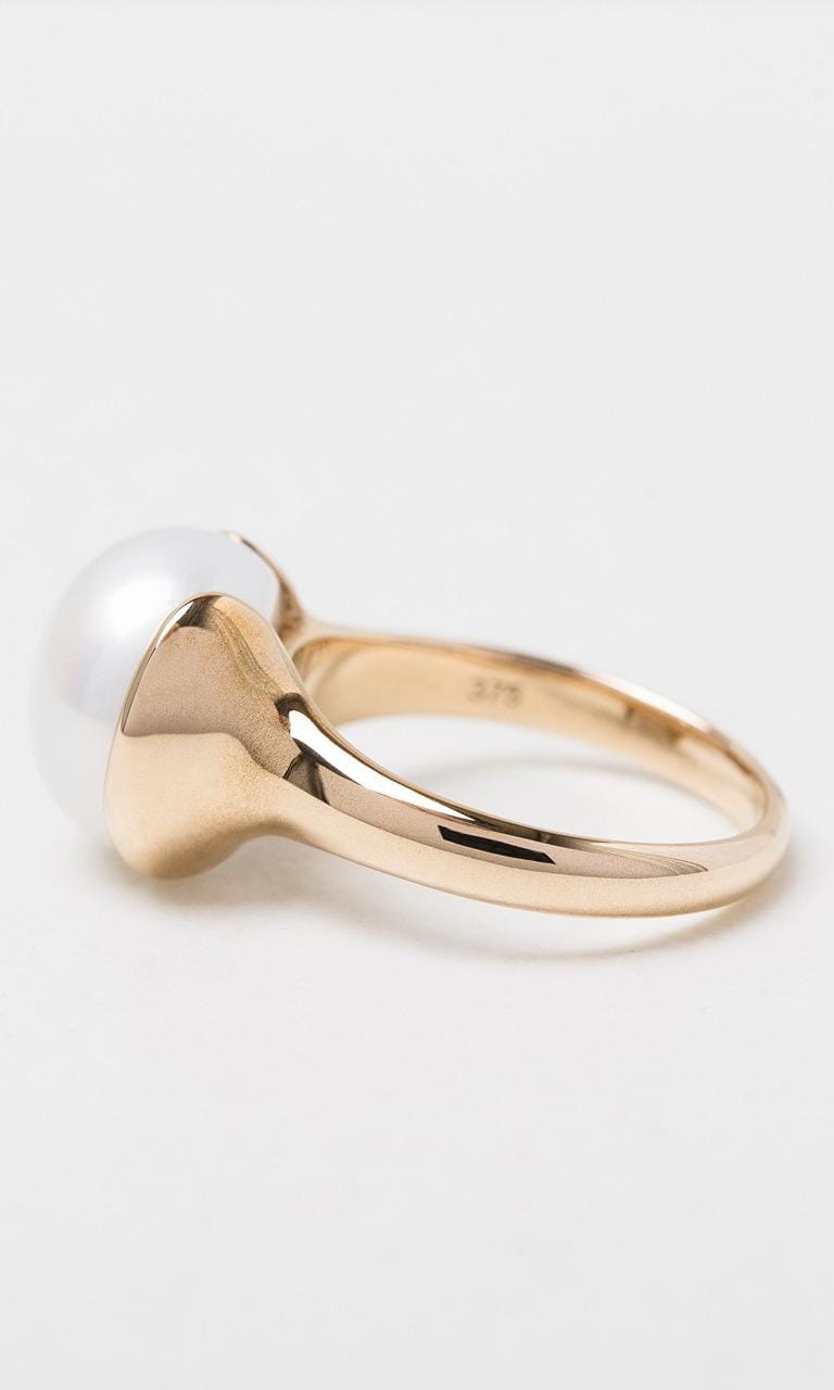Hogans Family Jewellers 9K YG 12-13mm Freshwater Pearl Dress Ring