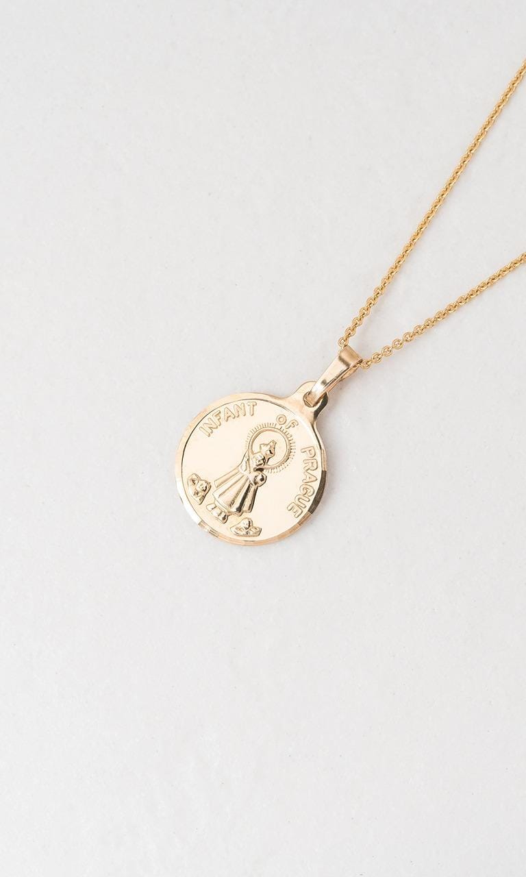 Hogans Family Jewellers 9K YG 16mm Religious Disc Pendant