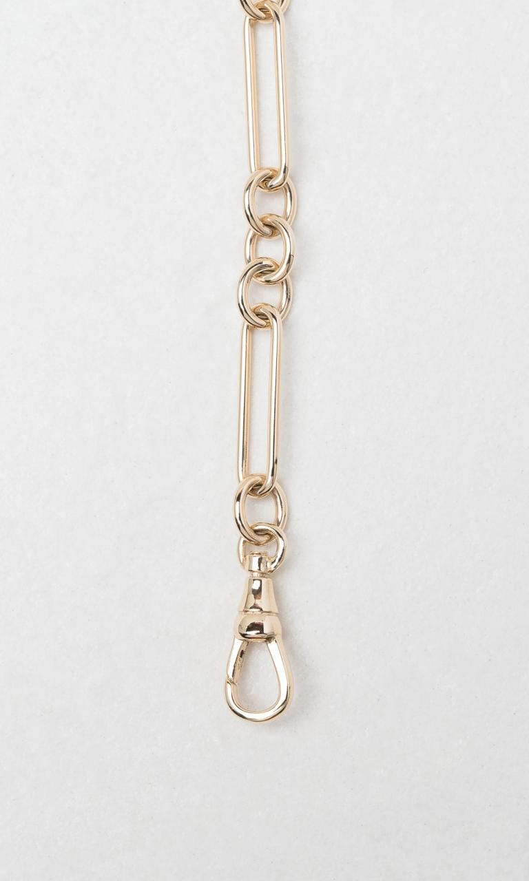 Hogans Family Jewellers 9K YG 19cm Figaro Paperclip Bracelet