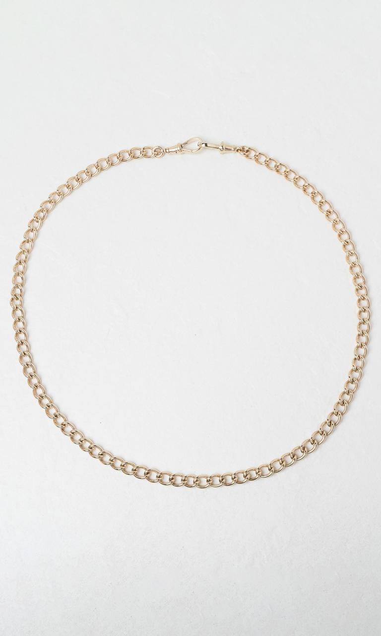 Hogans Family Jewellers 9K YG 49cm Curb Link Chain Necklace