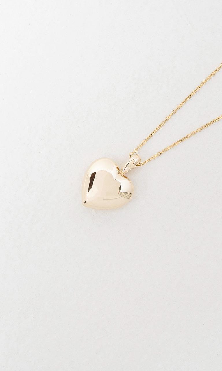 Hogans Family Jewellers 9K YG Heart Shaped Memorial Pendant